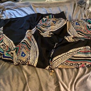 Strapless black maxi dress